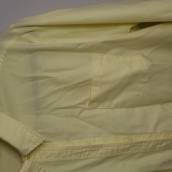 Riders by Lee Easy Care Yellow Button Down Shirt - Picture 3 of 5